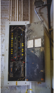 Outdated electrical panel in Jacksonville, FL home